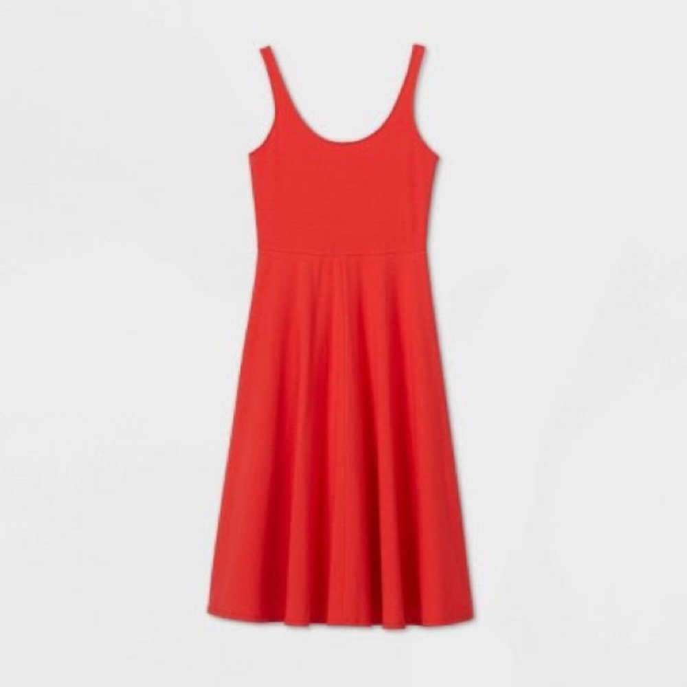 Women's Sleeveless Ballet Dress - A New Day™ Red XL